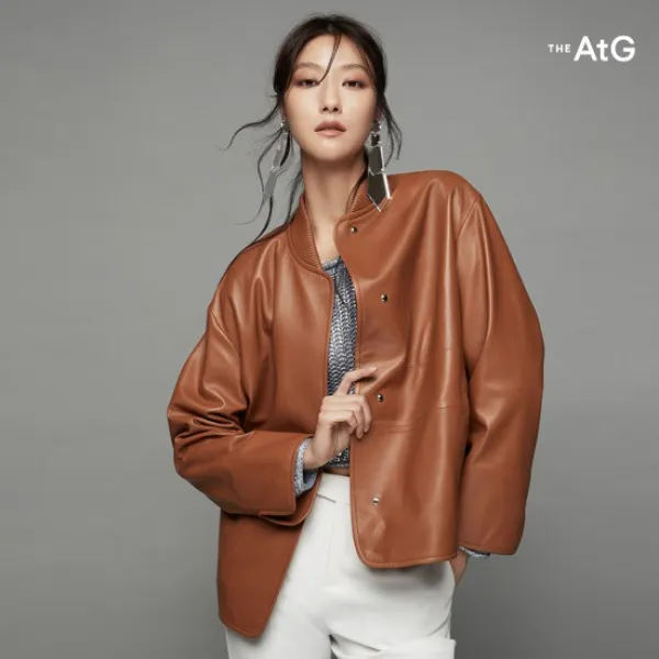 [적립10%]더엣지 FALL20 [이태리소재] 램스킨 보머자켓