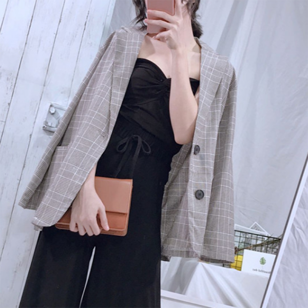 여성정장 빈티지 커트 캐주얼 빅사이즈zx2033