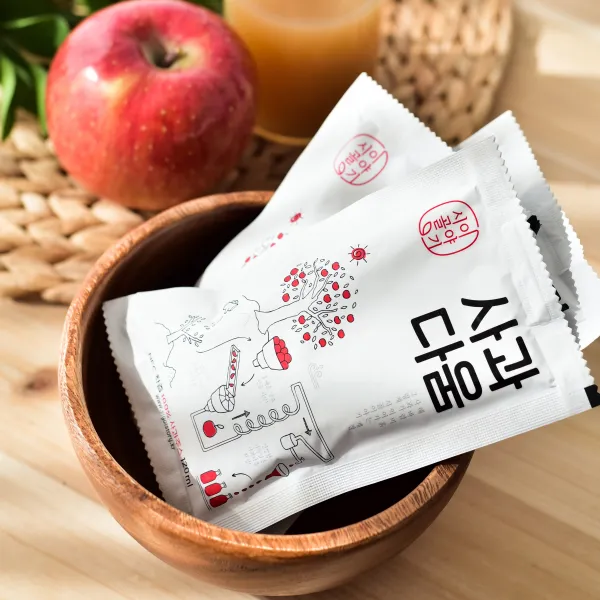 시골이야기 사과다움 사과즙 120ml 50포, 50포(실속형)