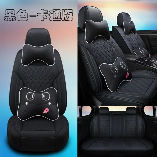 바람결에 날 s50 sx6 x3x5 t5l 마름모 f600 자동차방석 캐릭터 여 ins 네티켓, 블랙 애니메이션