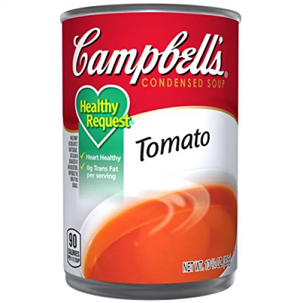 Campbell's Condensed healthy Request Tomato Soup 10.75 Oz. Can Pack Of 12 캠벨의 응축 된 건강 요구 토마토 수프 1