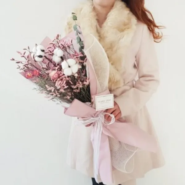 [텐바이텐] 연핑크 목화꽃다발