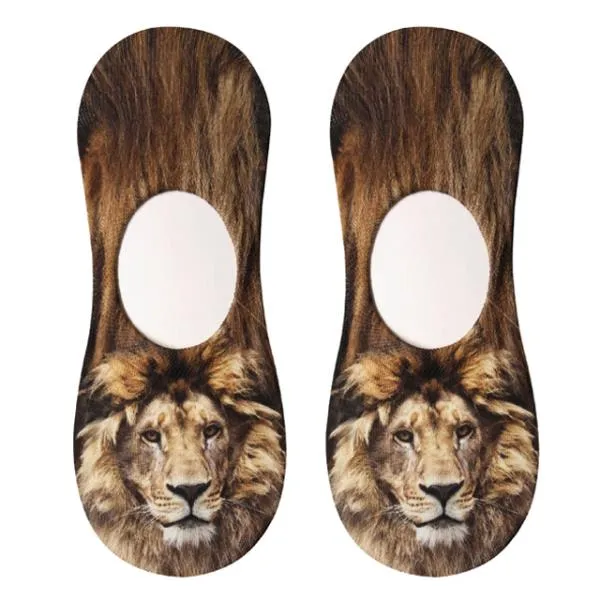 서한양말 동물시리즈 사자 덧신