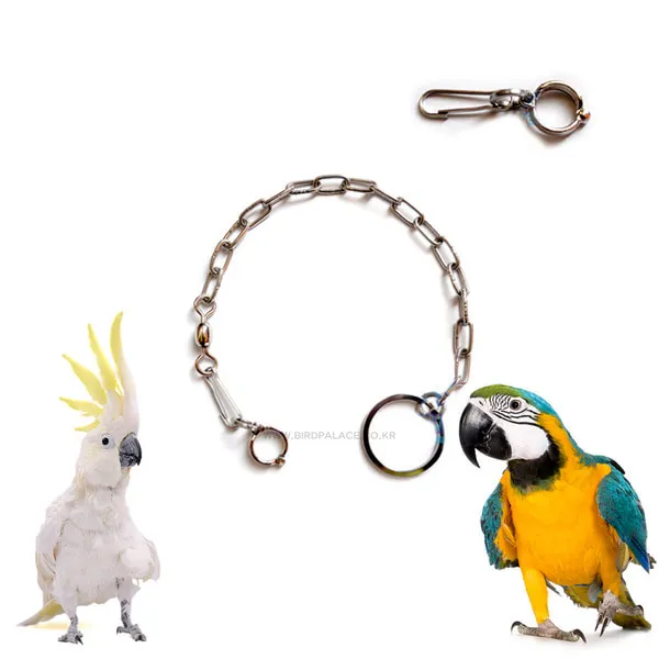 앵무새 Bird 발목링 15호(마카우 그레이트 코카투) 앵무새발목링 앵무새하네스 마카우발목링 코카투발목링 하네스 새발목링 앵무새목줄 새목줄