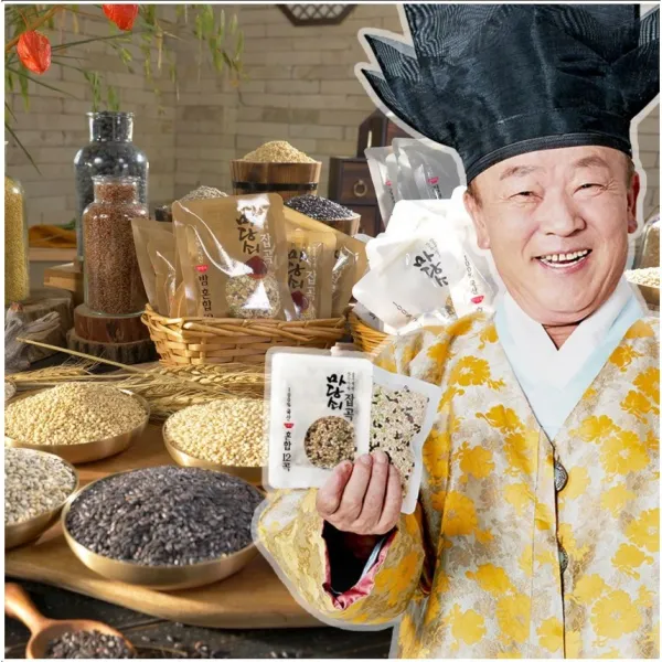 100% 국산 마당쇠 혼합12곡 12곡 잡곡쌀선물세트 50팩 100팩 편리한 낱개포장 밤혼합12곡_2세트 100팩 