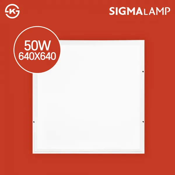 시그마 국산 LED 엣지등(직하타입) 640x640 50W 현장 AS 2년 4개입, 주광색(흰색빛)