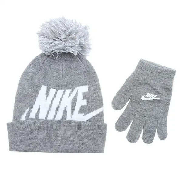 플레이키즈프로 Ak분당점 나이키키즈 스우시폼비니&글러브세트 Aow12qca95 Gr Free