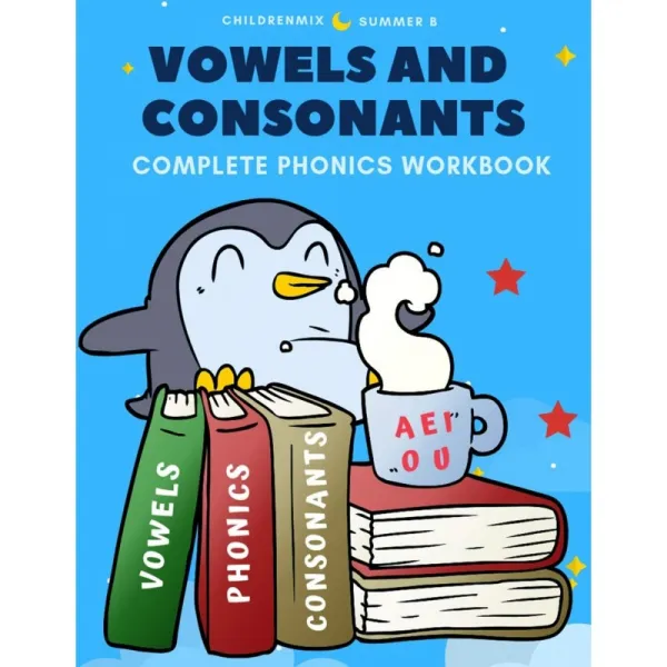 모음과 자음 완성 음성학 워크북: 100개의 워크시트는 긴 모음과 짧은 모음 시작과 끝 소리 CVC 단어와 ...학년 사진 ESL과, 단일옵션