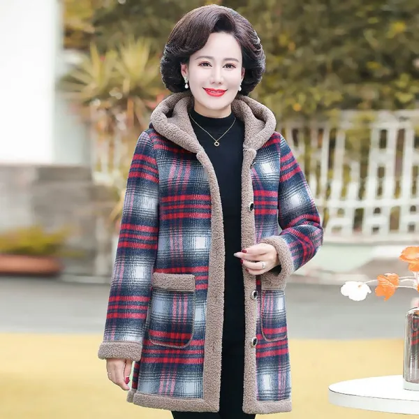 빅사이즈 아줌마큰옷 엄마상견례복장 겨울코트 중년여성 50대 60대 부인복 사모님패션