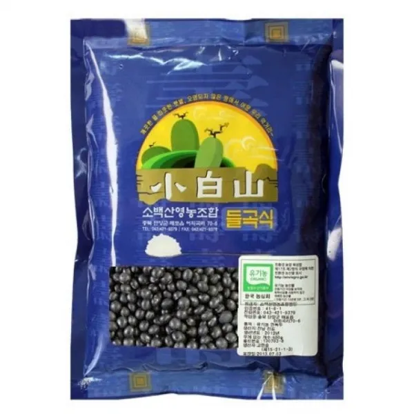 FOOD(유기-농)약콩(쥐눈이콩)-500g 보리 늘보리 잡곡 현미 흑미 찰흑미 찹쌀 찰현미 검정쌀 수수FW040ED3, 1
