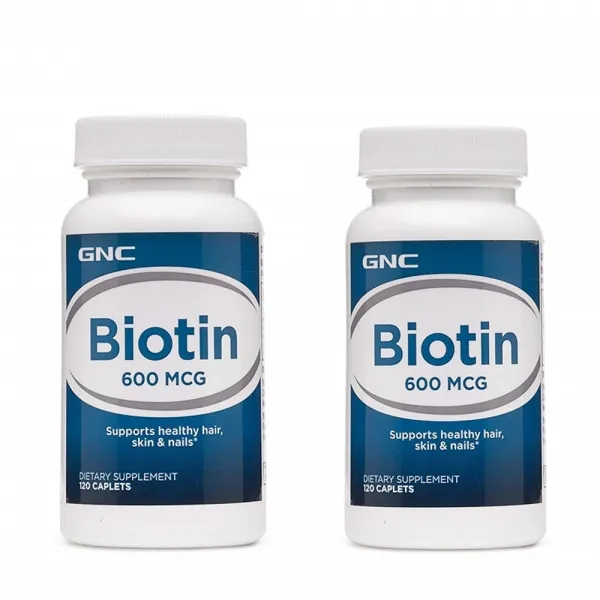 GNC 비오틴 600 mcg 당의정 120개입 x 2pack, 2개