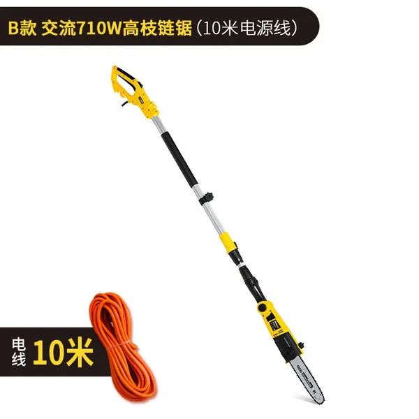 나무 자르는 기계 충전식 전기 전동 예초기 톱 제재기, AC 710W (10m 전원 코드)
