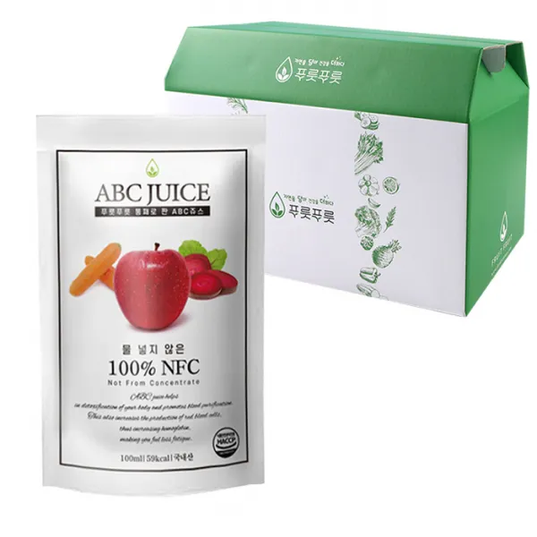 푸릇푸릇 통째로 짠 ABC 쥬스, 100ml, 30개