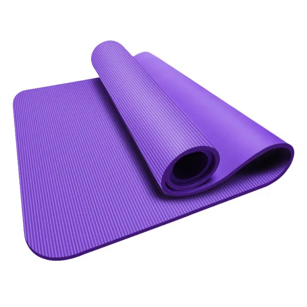 초보자용 대형 요가매트 185cmx80cm 가방+끈 증정 퍼플 15mm