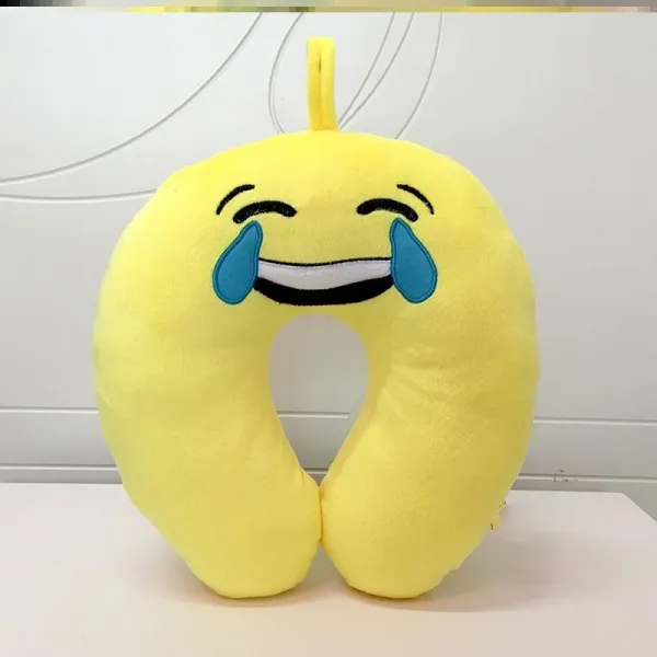 메모리폼베개 귀여운 베게 u형베게 국다용도 운전용 q베게 22베개메모리폼 간편 쿠션, T19-노란색 쓴웃음 u()-R43