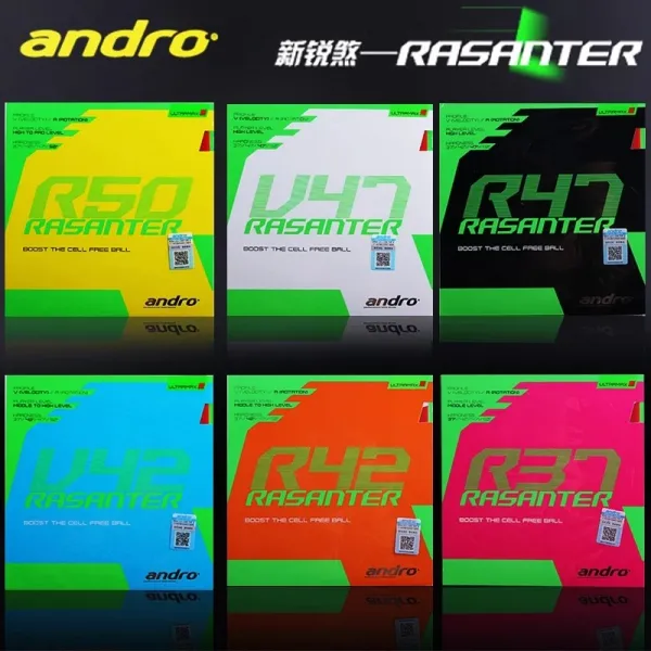 탁구 공 큰소리 ANDRO 해안도 신예 무척 아교 고무 반 R47R50R53R42R37R48 2535683864, 레드 R53