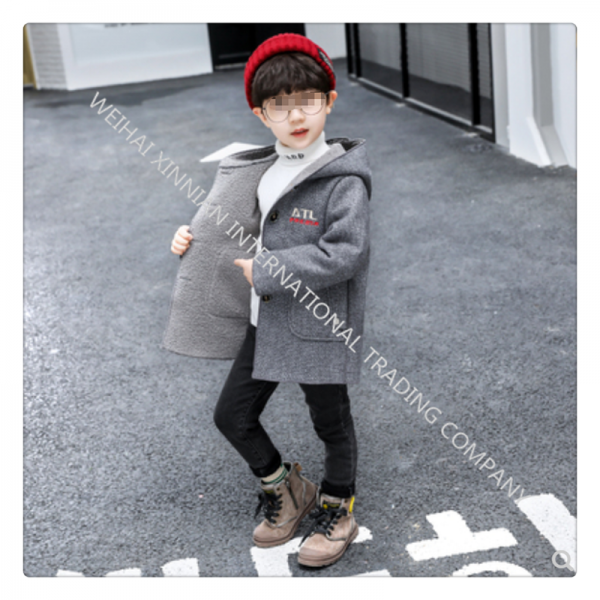 Xn가을과 겨울 새로운 모직 코트 플러스 벨벳 두꺼운 코트bq2637