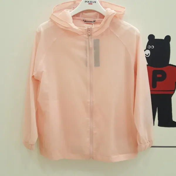 폴햄키즈 꽃샘바람 살랑살랑 간지나는 바람막이~~ 바람막이 점퍼, 핑크