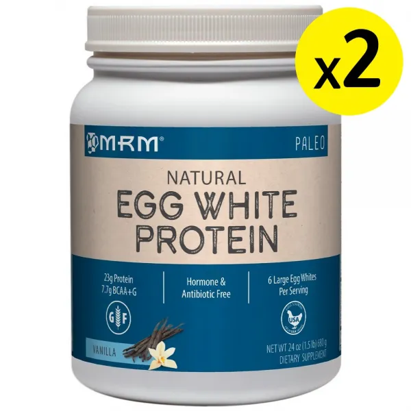 MRM 천연 계란흰자 단백질 프렌치 바닐라 24oz (680g) 2개, 선택, 상세설명참조