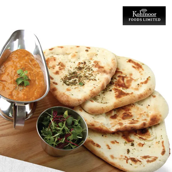 인도 탄두리 갈릭 버터 난 Naan 50gx20개 인도빵 커리빵 인도난, 50g, 20개