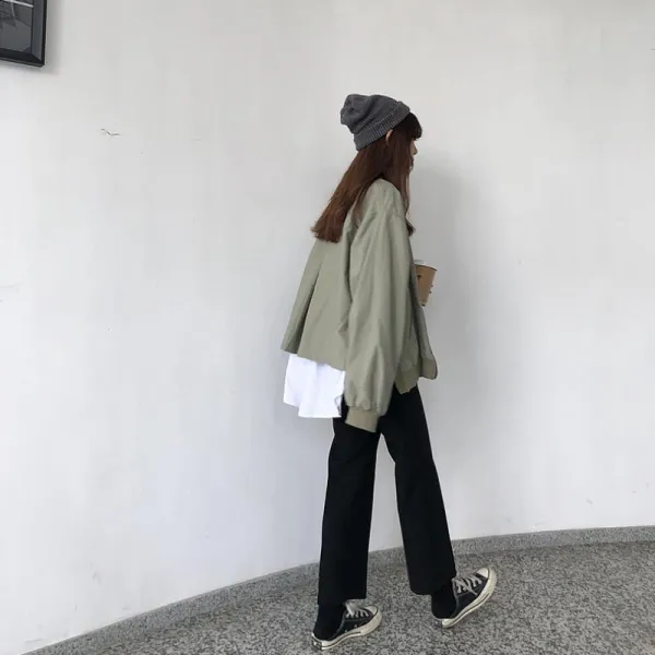 이현유통 여름철 여동생 큰 사이즈로 날씬하고 보이는 하이웨스트 캐주얼 9부 정장 바지 여성