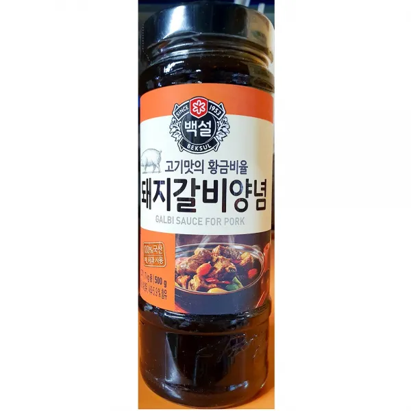 si)좋은 식자재 돼지갈비양념(백설 500g)X4, 단일상품