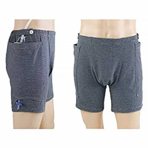 비히키 인컨티넌스 케어 트루저스 캐더터 언더웨어 for Elderly Urinate 드레이나지 Bag 팬츠 압도미널 서저리스 Patient Ostomy 드레이나지 Bag 케어 클로, 1