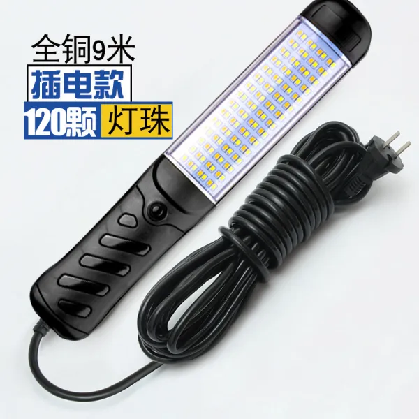 led 기공 유지보수 작업등 자동차 정비 강광강 광강 자석 충전 응급 방아쇠 손에 조명, 120펄있음 라인 선명한 추가 타입