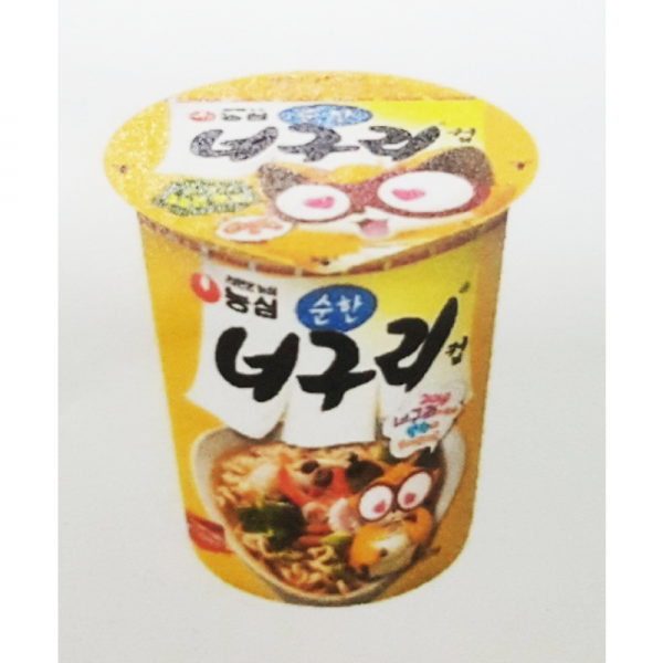 신상 농심 너구리 소컵 순한맛 62gX15개입 아이들간식 무료배송, 1개