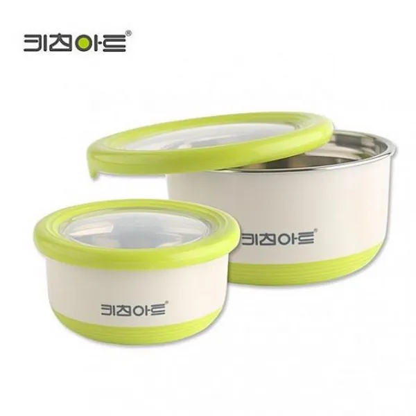 은하마켓 키친아트 라팔 더블 푸드박스 2종세트 730ml 1200ml 밀폐용기 세트