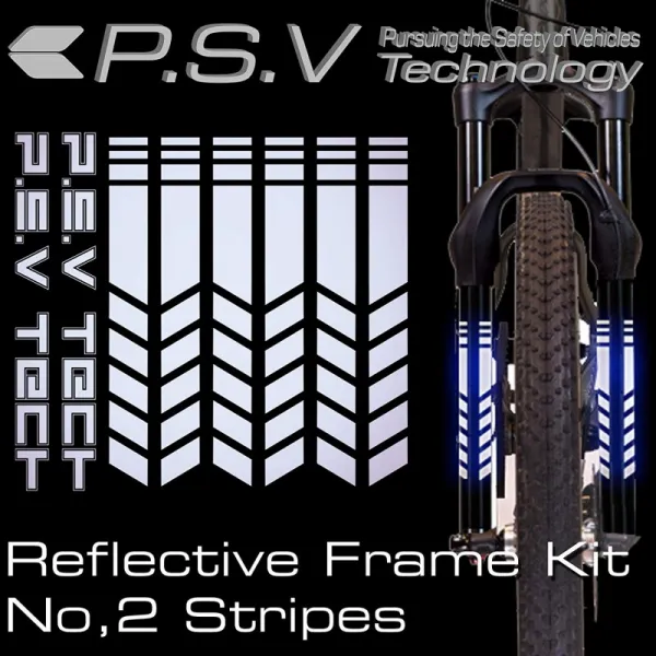 리플 렉 티브 프레임 키트 자전거 프레임 용 리플렉터 키트 반사되어 야간이나 악천후에서의 시인성을 개