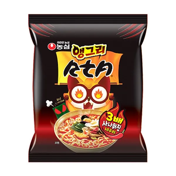 너구리 앵그리RtA 121g, 20개
