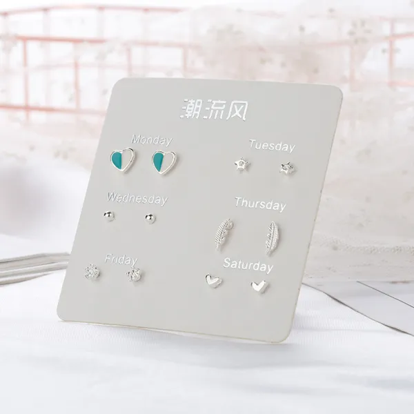 Apr.22 219번 심플 시니어 귀걸이가 상큼여학 이쁜 귀걸이 대학생 매제에게 개성 있는 여름별기Z