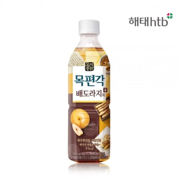 GnJ 배x도라지음료 배도라지차 목편각500ml x 24펫, 배도라지차 500ml x 24펫