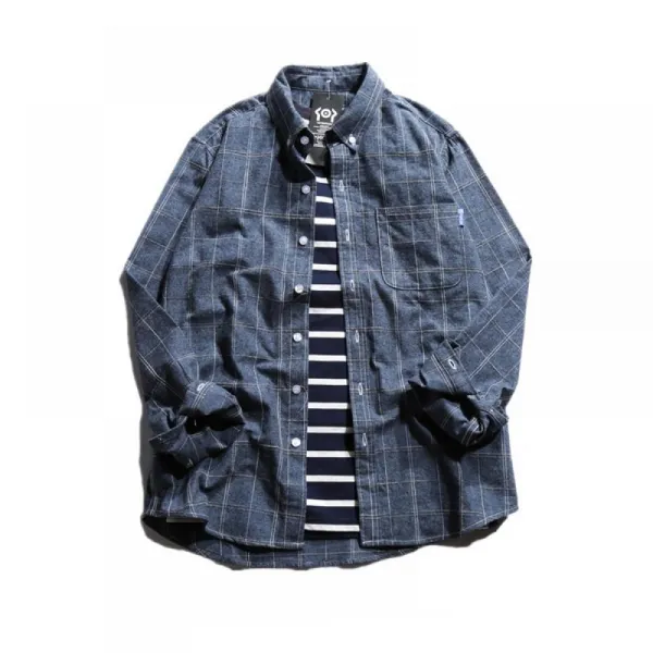 Kirahosi 남성 긴팔 트렌드 멋진 셔츠 홍콩스타일 468호+덧신증정 Bytxsimg