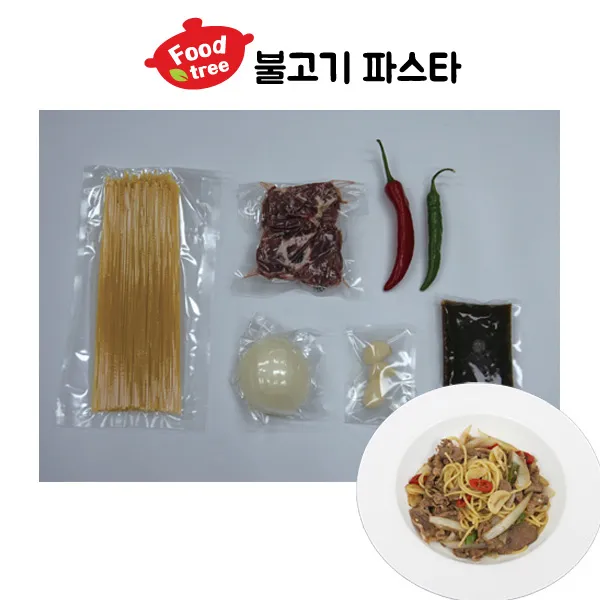 홈쿡 단짠단짝 소불고기 양념 파스타 450g, 1개