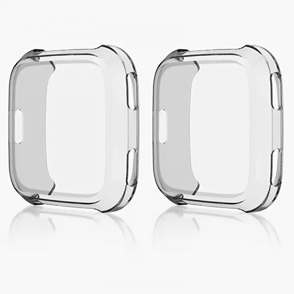 TPU 케이스 스크래치 저항성 커버 호환성 Fitbit Versa 스마트워치 클리어에 대한 KPYJA, 상세페이지 참조, 상세페이지 참조