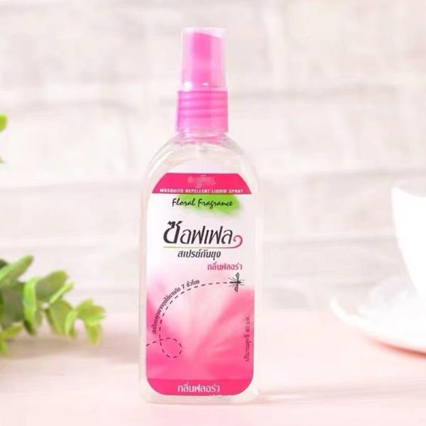  해직 Soffell 소펠 쏘펠 동남아 태국 벌레 모기 약 퇴치제 기피제 스프레이 80ml 장미향 여행 필수 Thailand Mosquito Repellent 1개