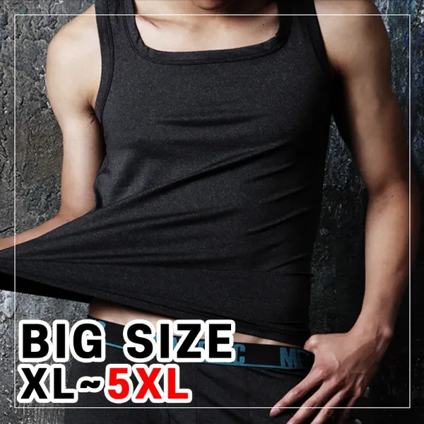 남자빅사이즈 런닝 나시 보정 남성 덩치큰 XL 2XL 3XL 110 120 130 사이즈