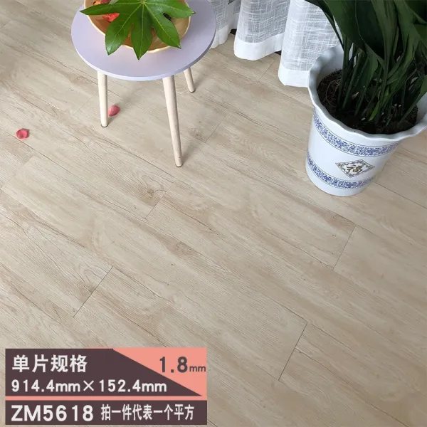 몰탈 pvc방수내마모성 스티커형 가정용 시멘트바닥 스티커 두꺼운 모조목무늬 거실 장판, T14-ZM6318달라붙는 힘을 내다 보강 1.8mm두꺼운