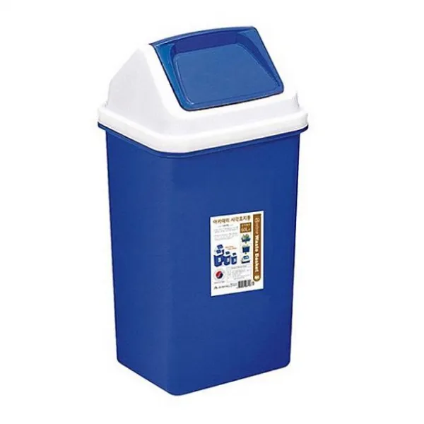 디자인그룹 티에스 묶음상품 사각휴지통 특대 60리터 X4개 휴지통