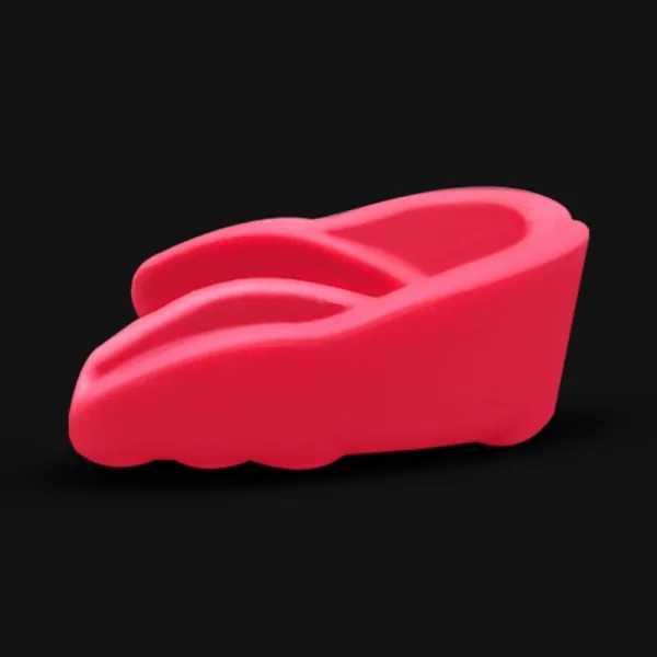 마우스피스 물기방지 혀바닥 수면 방지 치아갈기 매직기기 야간 실리콘 유지 기계 6 C03 무정형 단면 홑겹 성인용 레드