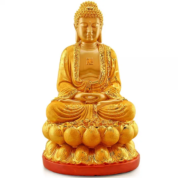 [꿈꾸는직구]W2E968A Buddha Sakyamuni 문예 Golden 창작품 장식 Buddha