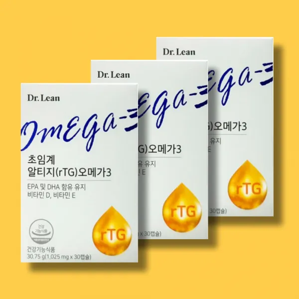 닥터린 초임계 알티지(rTG) 오메가3, 30캡슐, 3박스