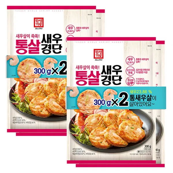 한성기업 한성 통살새우경단 300gx4개, 1개