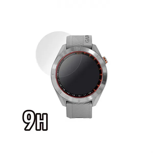 미야 빅스 2 장 PET 제 필름 강화 유리 동등한 경도 높은 9H 인재 채용 GARMIN Approach S40 용 일제 반사 방지 액정 보호 OverLay Plus O