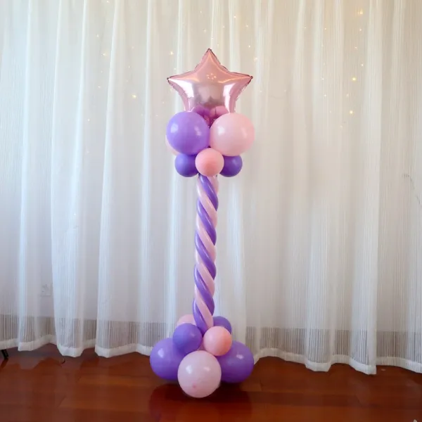 북유럽인테리어소품 발렌타인데이 인테리어 용품 돌 결혼식 생일 파티 매장 개업 풍선 기둥세우기 길안내, T17-신상핑크 자성 기둥세우기 1개