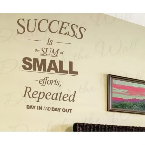 Nmt 진한 파란색 성공은 하루 종일 반복되는 작은 노력의 합입니다 영감을주는 리더십 동기 부여 Extra Large 28''x34'' P026000j6s9tpe4 Extra Large 28''x34''