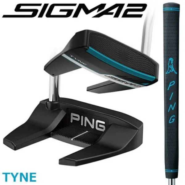 PING [핑] SIGMA2 [시그마2] TYNE [타이] 퍼터 스텔스 마무리 길이 조정 기무능함 PP58 미드사이즈 그립 [, 상세 설명 참조1