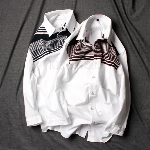 Kirahosi 남친룩 캐주얼 남성 셔츠 20대 30대 남방 긴팔 데일리 코디 396호+덧신증정 Blv0lusl